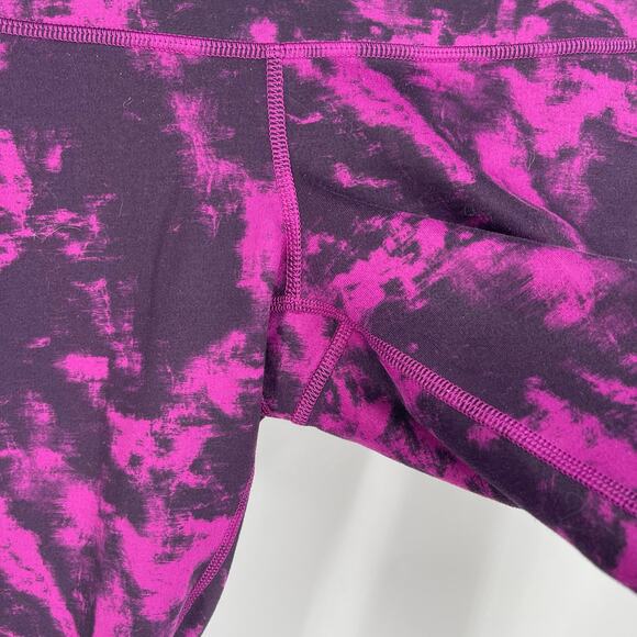 Lululemon Wunder Under Crop II Full On Luon (Roll Down) 21" Breezy Plum Size 4 - Picture 7 of 8